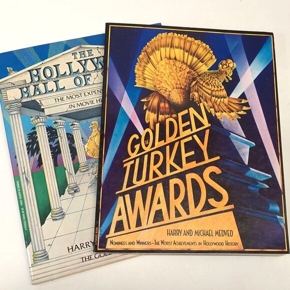 The Golden Turkey Awards and The Hollywood Hall of Shame Book Lot - Medved - Picture 2 of 3